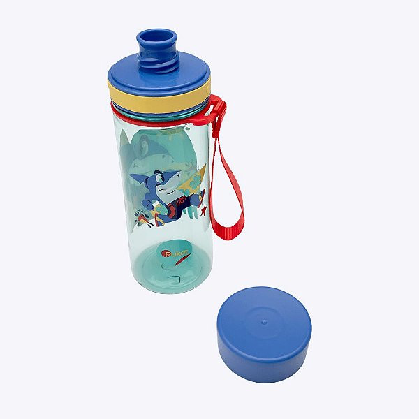 Garrafa Transparente Tritan Tubarão Aloha Puket 050403881