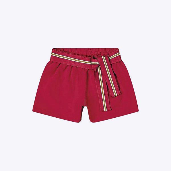 Conjunto Blusa de Alça Laço e Short Liso Infantil Menina Kyly 1000524