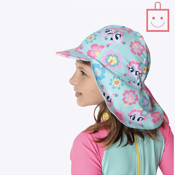 Chapéu Proteção Solar Unicórnio Aloha Moda Praia Puket 110401094