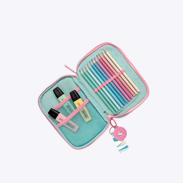 Estojo Box Verde Água Puket 050404059