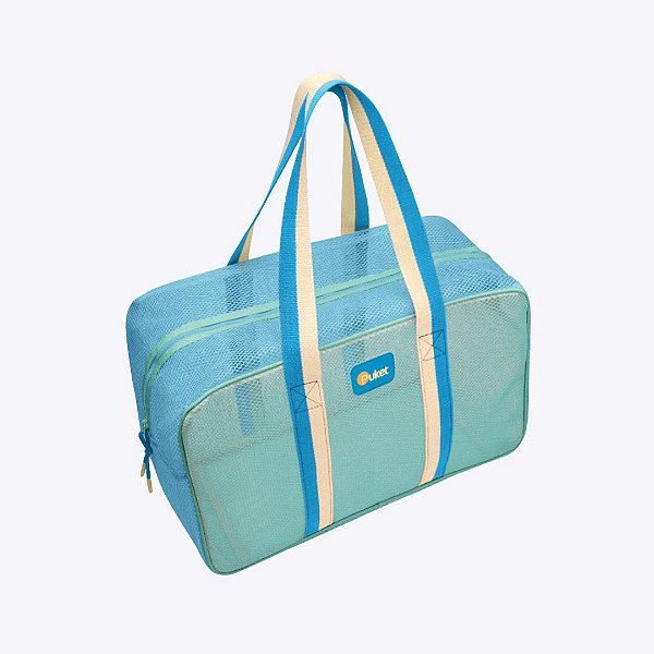 Bolsa Tela Color Block Azul Puket 100400493
