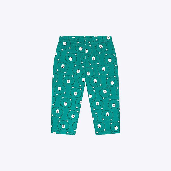 Conjunto Body Manga Longa E Calça Estampa Bichinhos Bebê Menino Kyly 1001202 Mescla