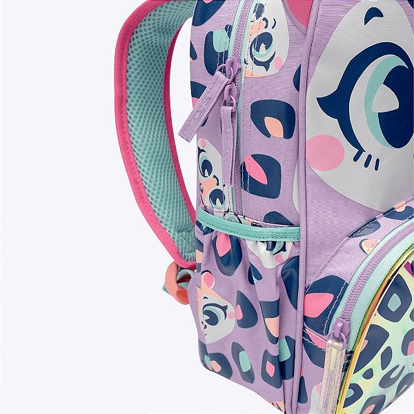 Mochila Pequena De Costas Onça Puket 050403983 Lilas