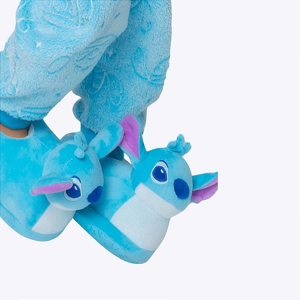 Pantufa Stitch Infantil Puket 050404080 Azul