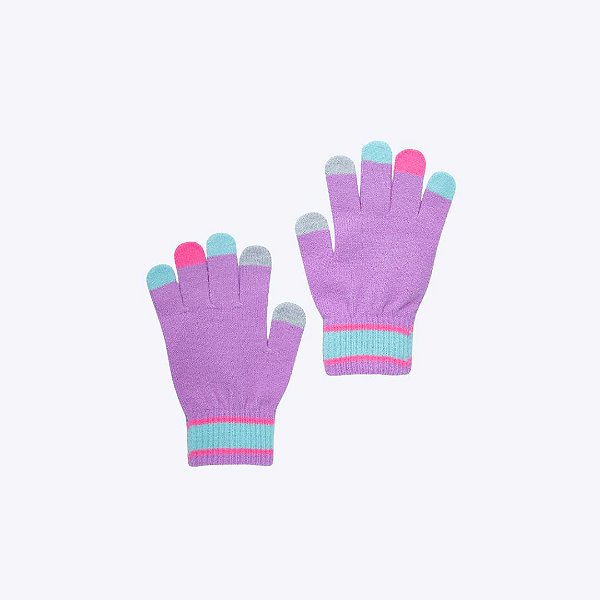 Luva Onça Infantil Menina Puket 050403981 Lavanda