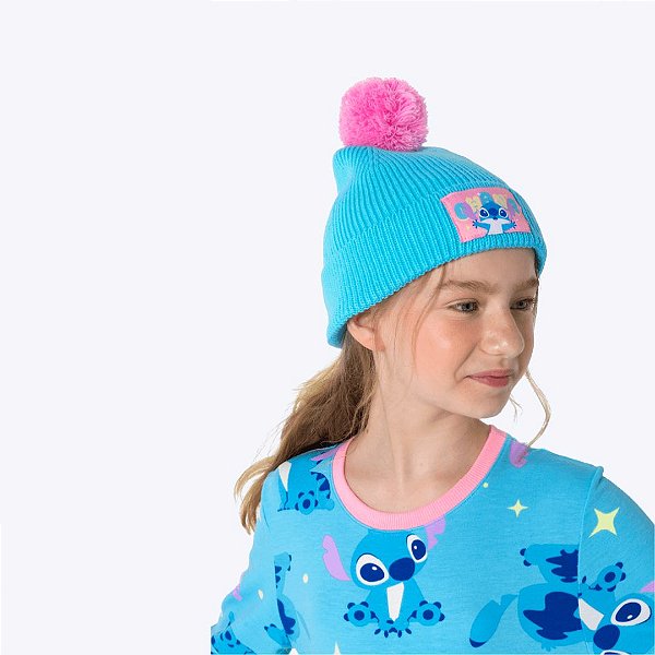Gorro Stitch Disney Menina Puket 050500238 Azul
