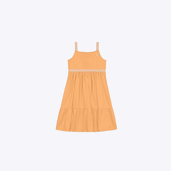 Vestido Soltinho Infantil Menina Brandili 26602 Branco