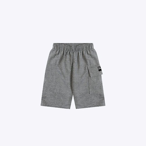 Conjunto Camiseta Manga Curta Lettering E Bermuda Moletom Juvenil Menino Kyly  1001104 Preto