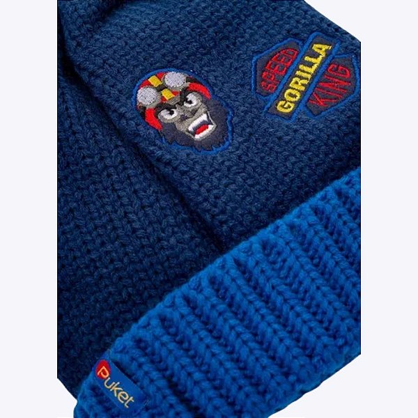 Gorro Gorila Teen Menino Puket 050500170 Azul Marinho
