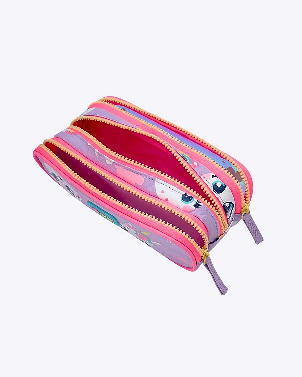 Estojo Triplo Multibichos Best Friend Puket 050404118