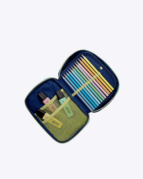 Estojo Box Azul Marinho Puket 050404295