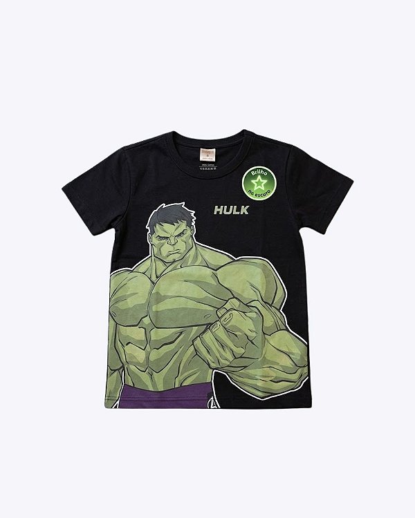 Camiseta Meia Malha Vingadores Infantil Masculina Brandili 27577
