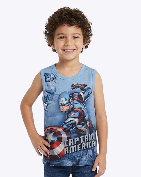Regata Vingadores Infantil Masculina Brandili 27573