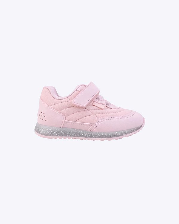 Tênis Rosa Claro Walk Bebê Menina Klin 453130000