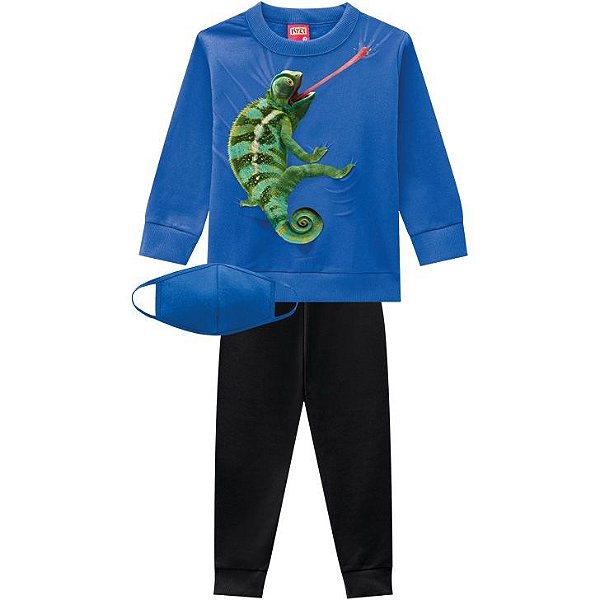 Conjunto Calca Infantil Masculina Manga Longa 207467 Kyly