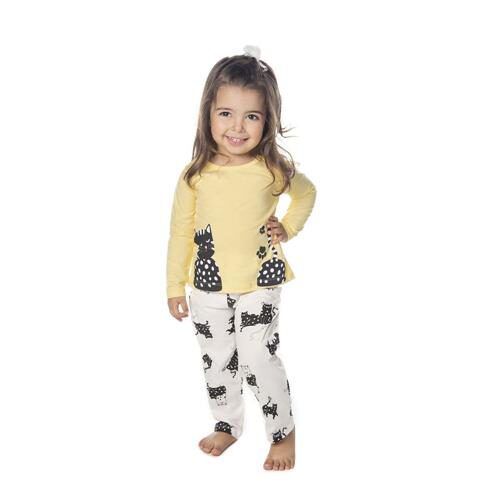 Pijama Infantil Feminino Manga Longa Have Fun 24222