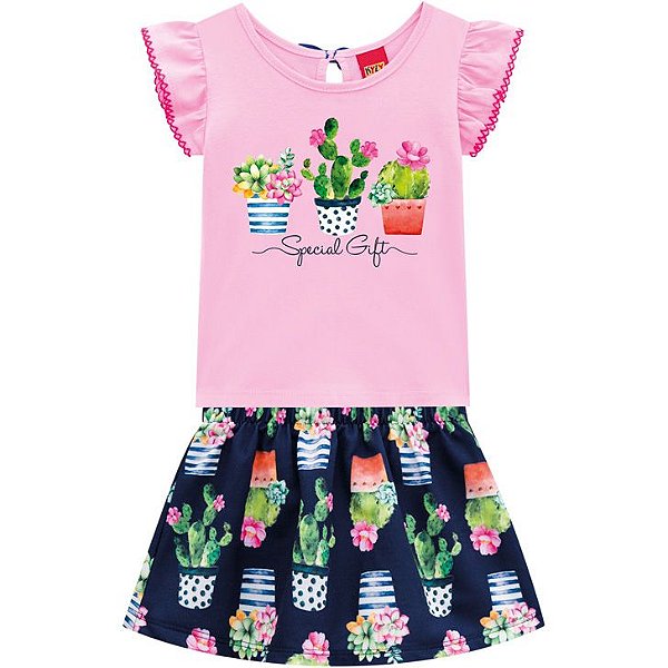 Conjunto Infantil Feminino 110205 Kyly