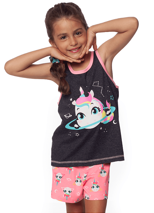 Puket Pijama Short Doll Nadador Teen Unicornio 030501447