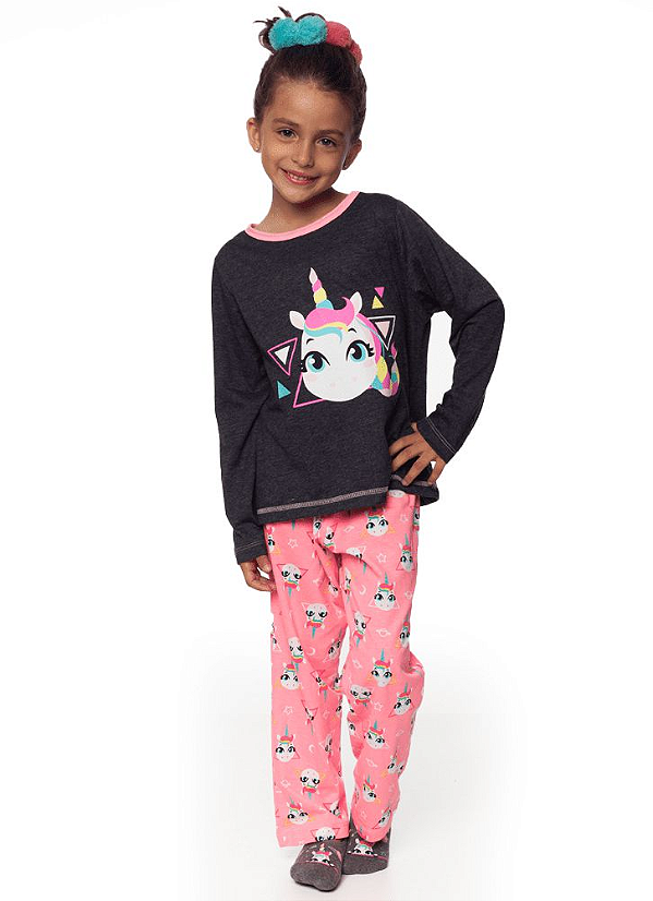 Puket Pijama Manga Longa Kids Eco Unicornio 030401917