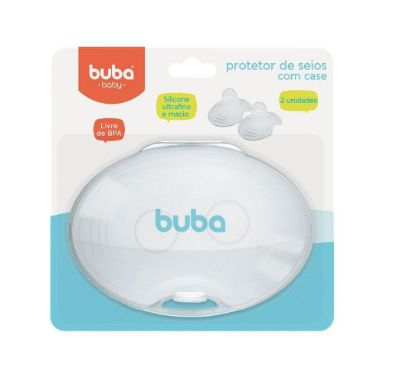 Protetor De Mamilo Silicone 09725 Cor Transparente Buba Baby