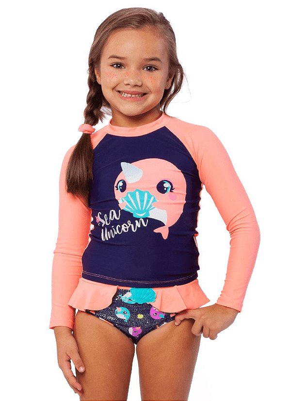 Camiseta Para Nadar Kids Narval 110400485 Puket