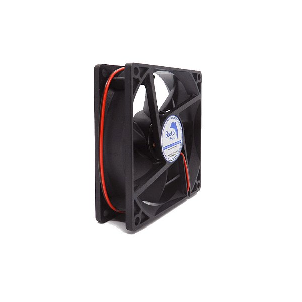 Micro ventilador DC Fan 92x92x25mm 12V Alta Rotação Sleeve/Bucha | Botto Brazil