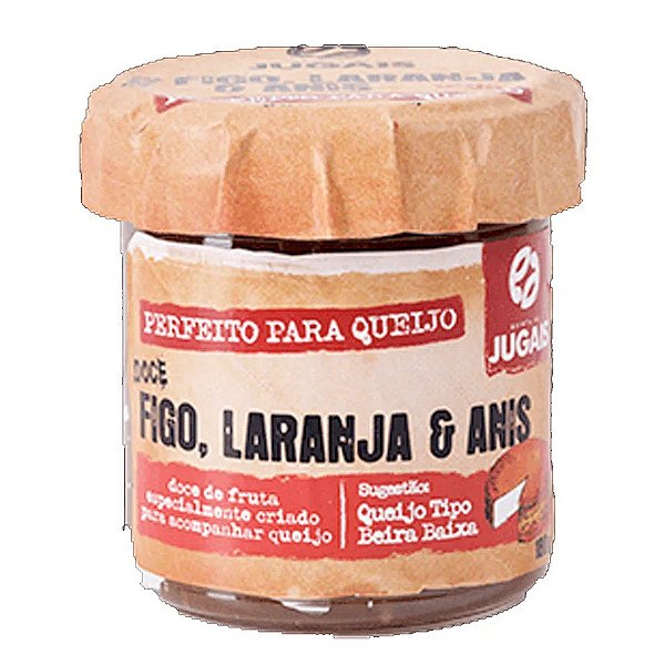 Geleia para Queijos Figo, Laranja e Anis 180g Quinta dos Jugais