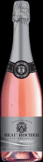 Espumante rosé brut Beau Rocher