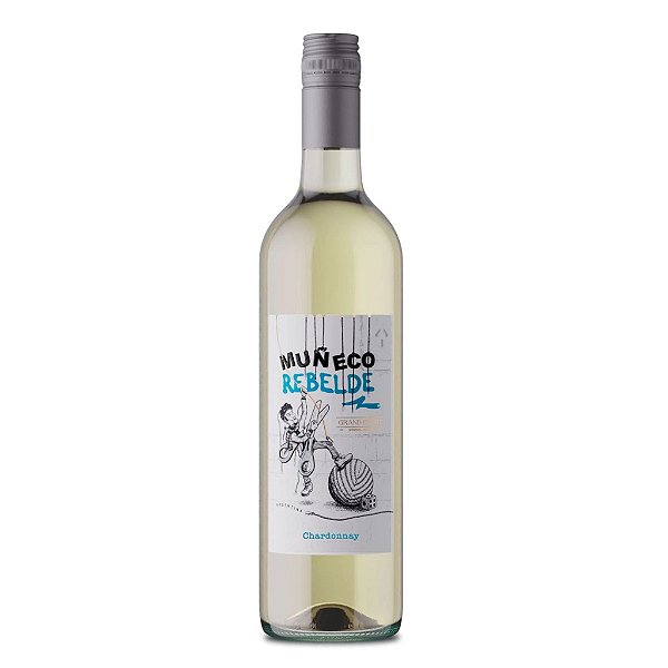 Vinho branco Chardonnay Muñeco Rebelde