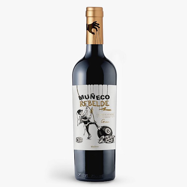 Vinho tinto Malbec Selection Muñeco Rebelde