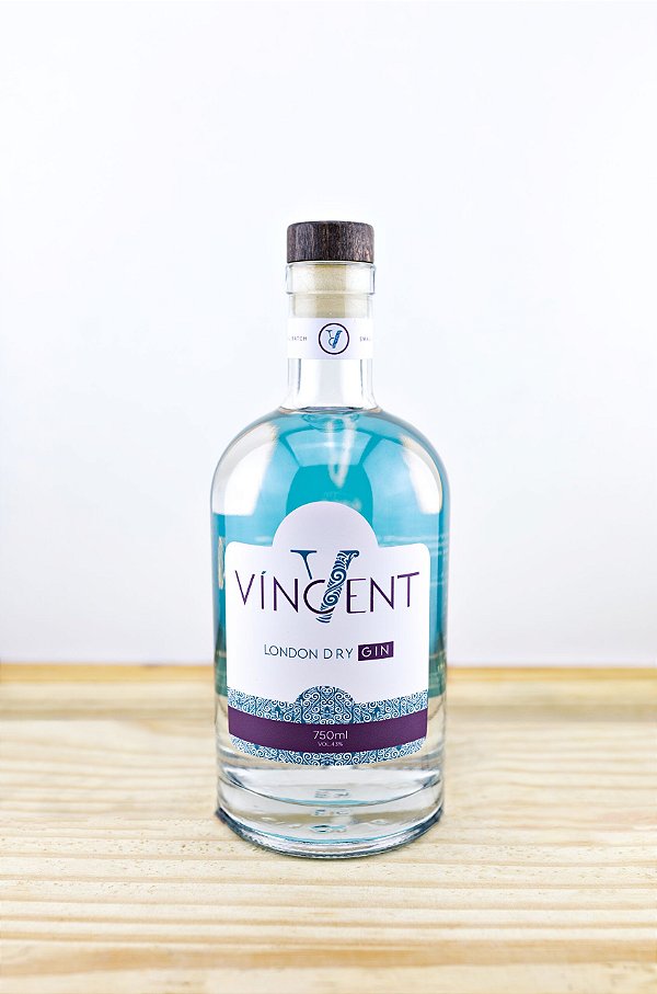 Gin London Dry 750ml Vincent Destilaria