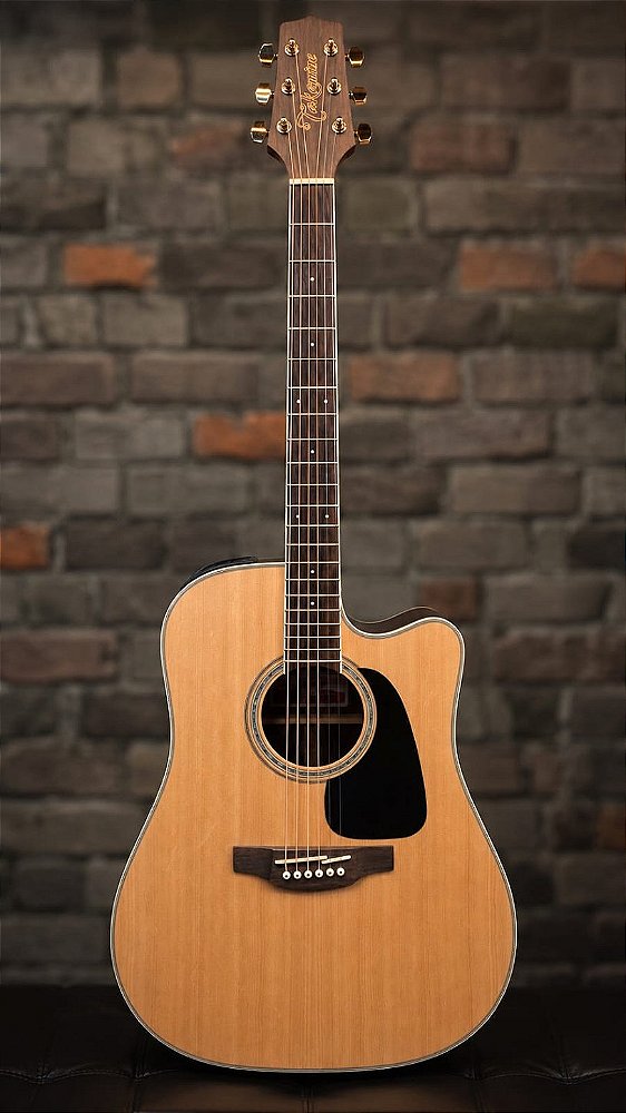 VIOLAO TAKAMINE GD51 CE FOLK NATURAL FOSCO