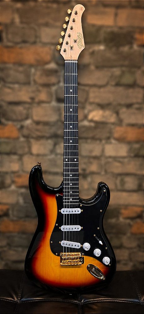 GUITARRA SEIZI VINTAGE SHINOBI ASH STRATO C/ CAPA