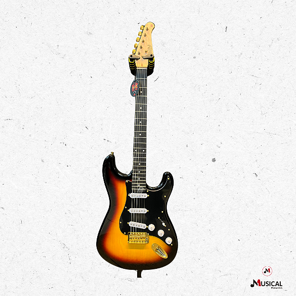 GUITARRA SEIZI VINTAGE SHINOBI ASH STRATO C/ CAPA
