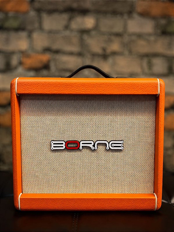 AMPLIFICADOR BORNE P/ GUITARRA F60 LARANJA