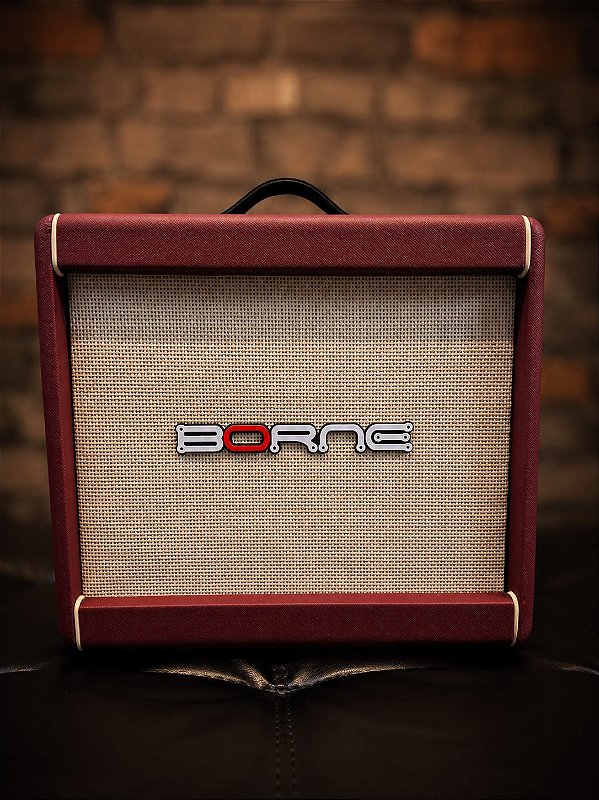 AMPLIFICADOR BORNE P/ GUITARRA F60 VINHO
