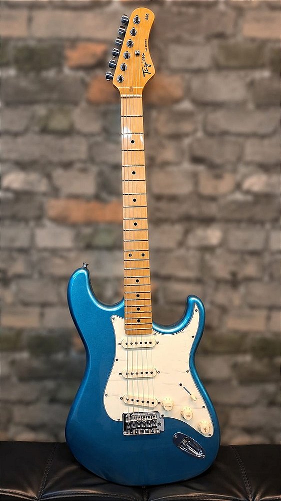 GUITARRA TAGIMA TG 530 STRATO LPB LAKE PLACID BLUE ESCALA CLARA