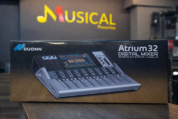 MESA DUONN ATRIUM 32 DIGITAL 32 CANAIS 14 AUXILIARES