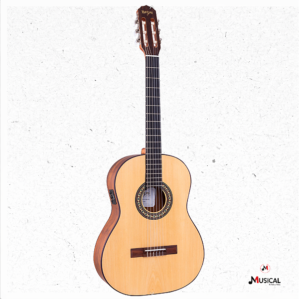 VIOLAO ROZINI RX201 CLASSICO NYLON IMBUA FOSCO