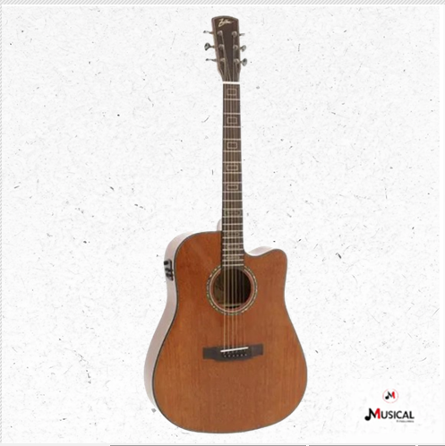 VIOLAO ZELLMER HERITAGE FOLK CUTAWAY ACO ELETROACUSTICO MAHOGANY FOSCO C/ CAPA