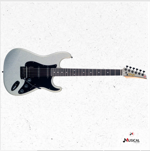 GUITARRA SEIZI FUN KATANA MUSASHI STRATO HSS LIGTHER SILVER C/ CAPA