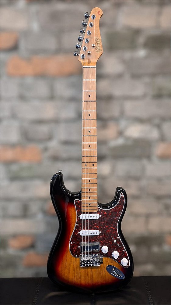 GUITARRA SEIZI FUN VINTAGE BUDOKAN HSS SUNBURST C/ CAPA