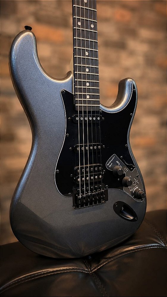 GUITARRA TAGIMA SIXSMART STRATO 2S 1H MDSV CINZA ESCALA ESCURA