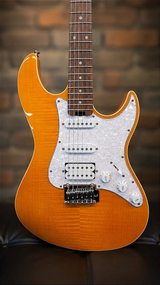 GUITARRA WALDMAN ST-511F STRATO HSS FOR AMARELA