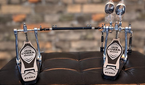 PEDAL TAMA IRON COBRA HP200 P/ BUMBO DUPLO