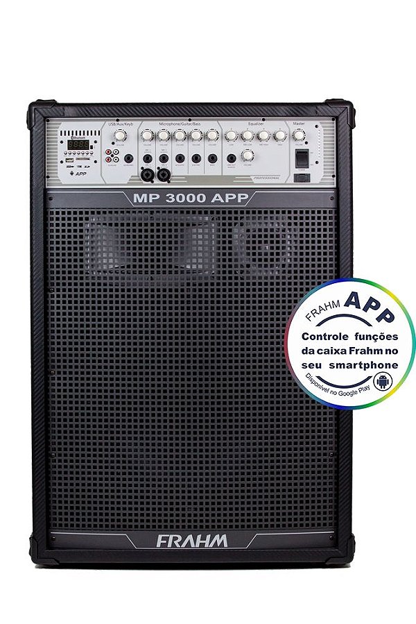 Caixa Amplificada Frahm MP3000 App