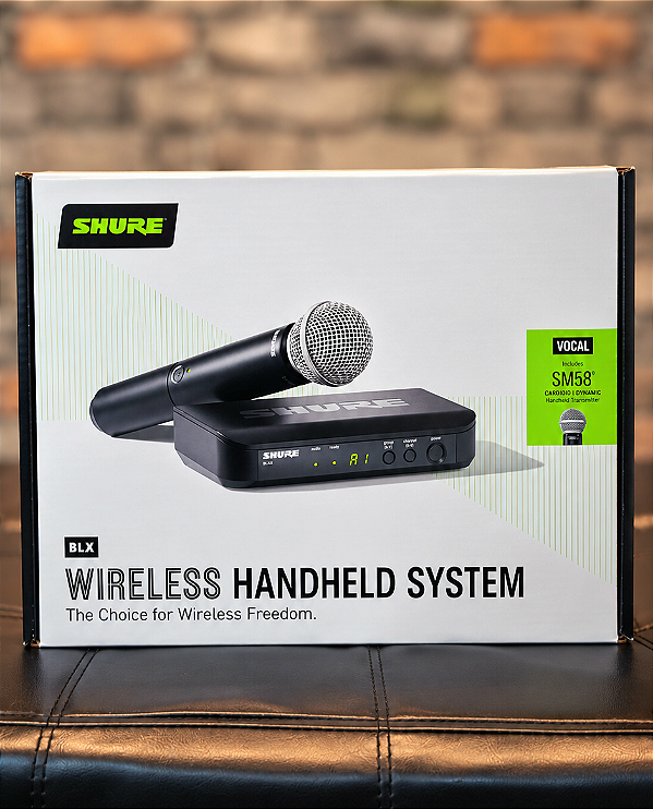 MICROFONE SHURE S/FIO BLX24BR/SM58-J10M15 SM-58