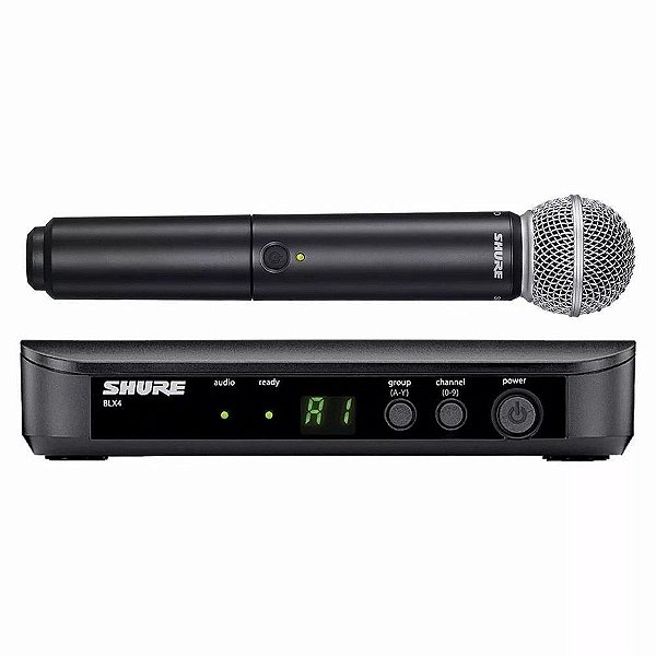 MICROFONE SHURE S/FIO BLX24BR/SM58-J10M15  SM-58