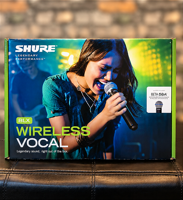 MICROFONE SHURE S/FIO BLX24/B58 BETA58 M15 J10