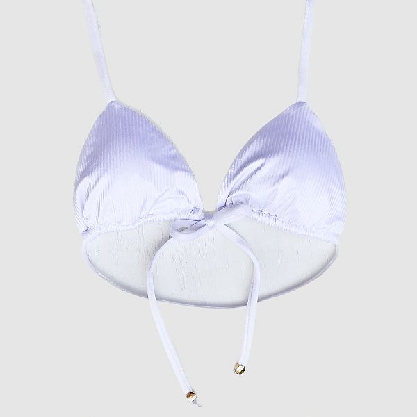Branco Canelado - Top Lilly Cortininha